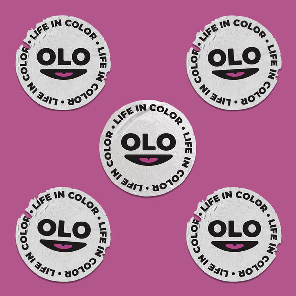 Life In Color Sticker - 5 Pack